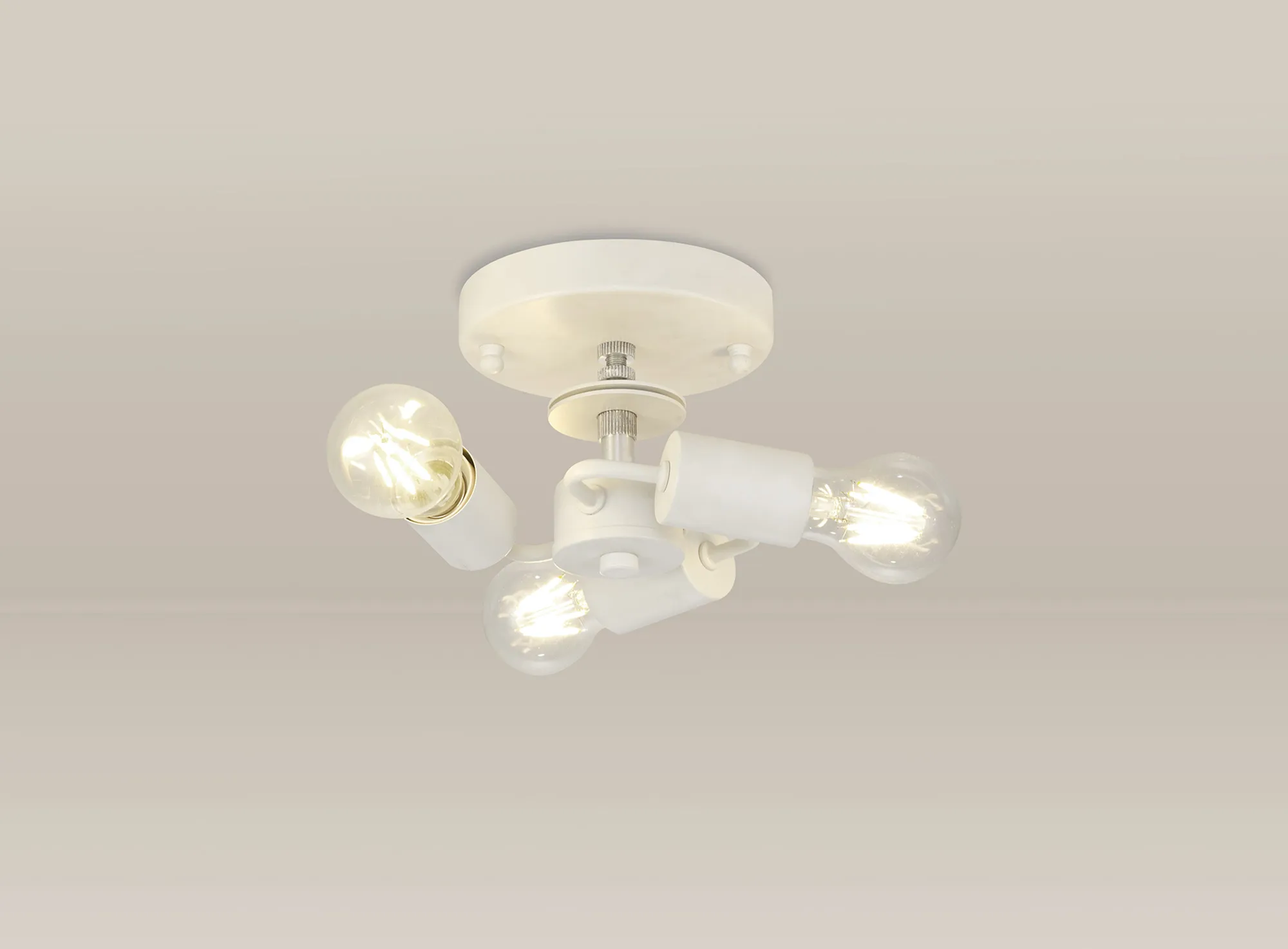 Baymont WH Ceiling Lights Deco Flush Fittings